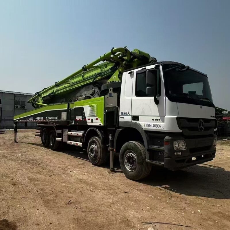 Pre-Owned 2019 Mercedes-Benz 56M Concrete Pump Truck – Excellent Condition