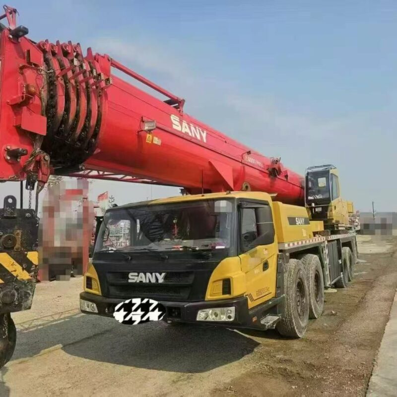 Used Sany 80E6 China VI Mobile Crane - Complete with 25 Ton Counterweight